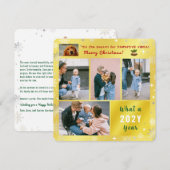 Grappige Hond Pawsitive 5 foto's Collage Modern Go Feestdagenkaart (Voorkant / Achterkant)
