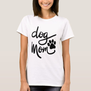 Grappige Hond Pootafdruk Hond Moeder Fur Moeder Ca T-shirt