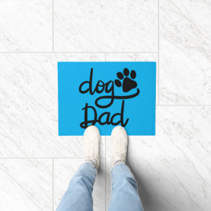 Grappige Hond Pootafdruk Hond Papa Deurmat