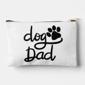 Grappige Hond Pootafdruk Hond Papa Etui (Achterkant)