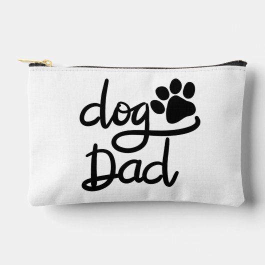 Grappige Hond Pootafdruk Hond Papa Etui (Voorkant)