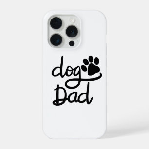 Grappige Hond Pootafdruk Hond Papa iPhone 15 Pro Case