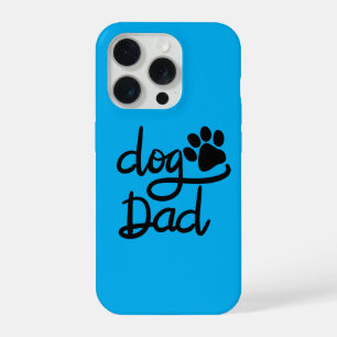 Grappige Hond Pootafdruk Hond Papa iPhone 15 Pro Case