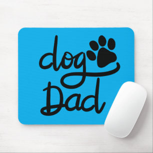 Grappige Hond Pootafdruk Hond Papa Muismat