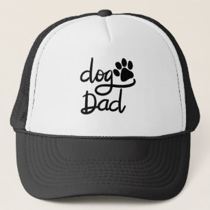 Grappige Hond Pootafdruk Hond Papa Trucker Pet