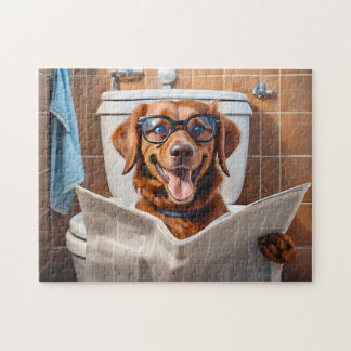 Grappige hond profiel foto puzzels Goofy hond afbe