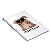 Grappige Hond Pun Notitieboek (Rechterzijde)