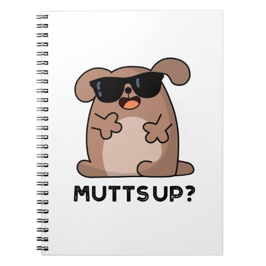 Grappige Hond Pun Notitieboek (Voorkant)