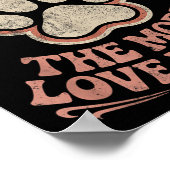 Grappige hond Quote Poster (Hoek)