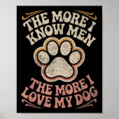 Grappige hond Quote Poster (Voorkant)