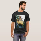 Grappige Hond Roller Coaster Meme Dwaze Grafische  T-shirt (Voorkant volledig)