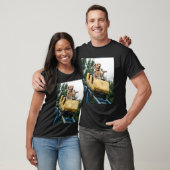 Grappige Hond Roller Coaster Meme Dwaze Grafische  T-shirt (Unisex)
