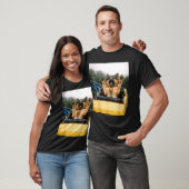 Grappige Hond Roller Coaster Meme Dwaze Grafische T-shirt (Unisex)