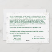 Grappige hond Ruff Jaar We hebben Verhuisd Nieuw H Feestdagenkaart (Achterkant)