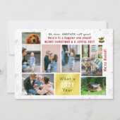 Grappige hond Ruff Jaar We hebben Verhuisd Nieuw H Feestdagenkaart (Voorkant)