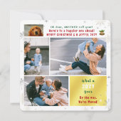 Grappige hond Ruff Jaar We hebben Verhuisd Nieuw H Feestdagenkaart (Voorkant)