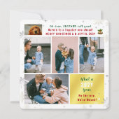 Grappige hond Ruff Jaar We hebben Verhuisd Nieuw H Feestdagenkaart (Voorkant)