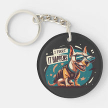Grappige hond scheet het gebeurt