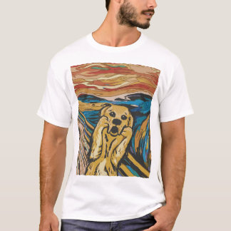Grappige Hond Schreeuw Parodie – Schattige Express T-shirt