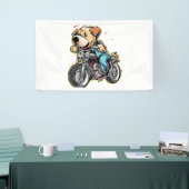 grappige hond spandoek (Beurs)
