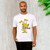 Grappige hond speelt banjo muziek t-shirt