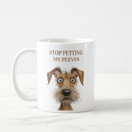Grappige Hond Stop Met Mijn Genoegen Koffiemok