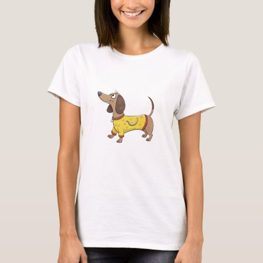Grappige hond t-shirt (Voorkant)