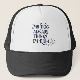 Grappige Hond Tekst Hoed Trucker Pet