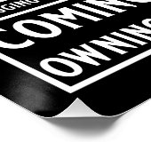 Grappige hond training instructie handleiding perfect poster (Hoek)