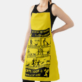 Grappige hond training instructie handleiding schort (Insitu)