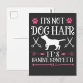 Grappige Hond Trimmer Citaat Hond Puppy Verzorging Briefkaart (Voorkant / Achterkant)
