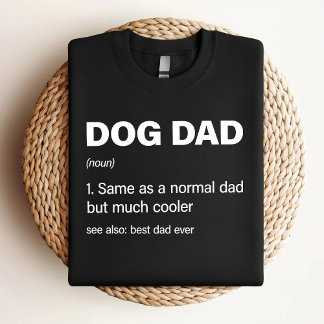 Grappige hond vader definitie t-shirt