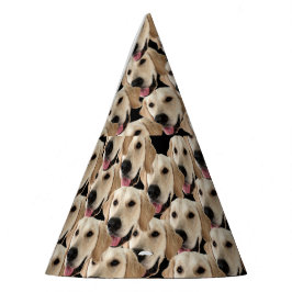 Grappige Hond Verjaardagspartij Custom Gezicht Fot Feesthoedjes