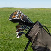 Grappige Hond Vol Met Stier Ontwerp Golfheadcover (Insitu)
