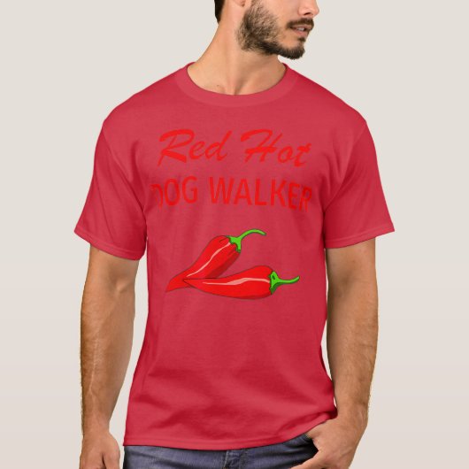 Grappige hond Walker T Gift Hot T-shirt (Voorkant)
