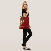 Grappige Hond Winkelcitaat Boodschappentas Tote Bag (Op model)