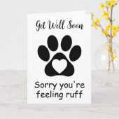 Grappige hond wordt snel goed kaarten (Gele Bloem)