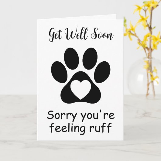 Grappige hond wordt snel goed kaarten (Gele Bloem)