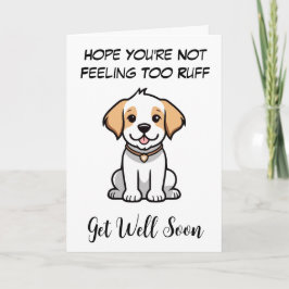 Grappige hond wordt snel goed kaarten