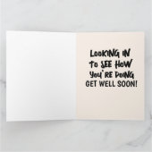 GRAPPIGE HOND WORDT SNEL GOED WENSKAARTEN KAART (Binnen)