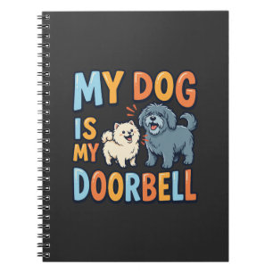 Grappige Honden Deurbel Huisdier Liefhebber Notitieboek