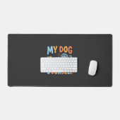 Grappige Honden Deurbel Huisdierliefhebber Bureaumat (Keyboard & Muis)