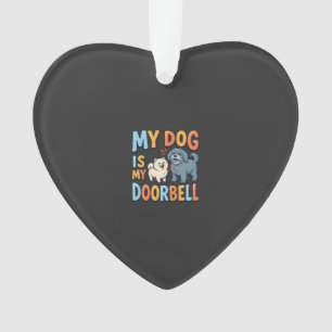 Grappige Honden Deurbel Huisdierliefhebber Ornament