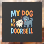 Grappige Honden Deurbel Huisdierliefhebber Raamsticker (Vel 2)