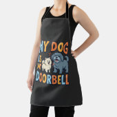 Grappige Honden Deurbel Huisdierliefhebber Schort (Insitu)