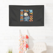 Grappige Honden Deurbel Huisdierliefhebber Spandoek (Insitu)