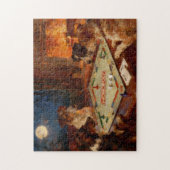 Grappige Honden Die Een Bordspel Spelen Legpuzzel (Verticaal)