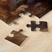 Grappige honden die schaken spelen hondenliefhebbe legpuzzel (Zijkant)