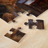 Grappige honden die schaken spelen hondenliefhebbe legpuzzel (Zijkant)