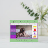 Grappige honden educatieve game briefkaart (Staand voorkant)